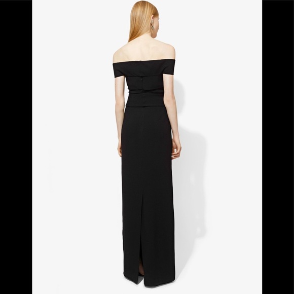 Proenza Schouler Off The Shoulder Cross Front Gown - Picture 2 of 8